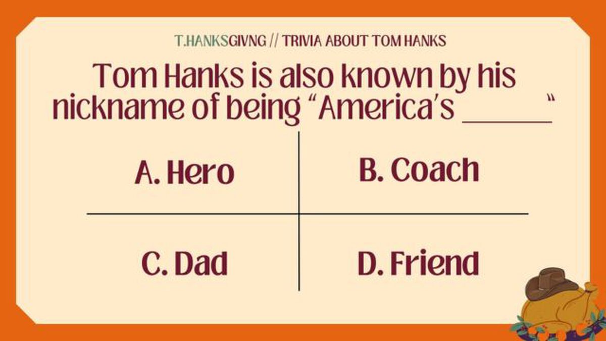 T.Hanksgiving: Trivia About America's Dad image number null
